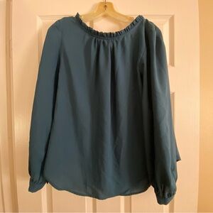 Ann Taylor Capped Sleeve Blouse